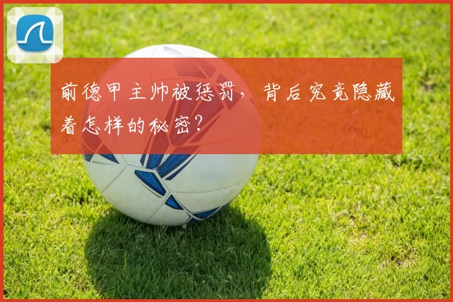 前德甲主帅被惩罚，背后究竟隐藏着怎样的秘密？