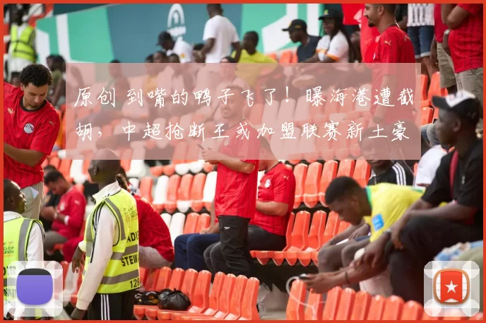 原创 到嘴的鸭子飞了！曝海港遭截胡，中超抢断王或加盟联赛新土豪